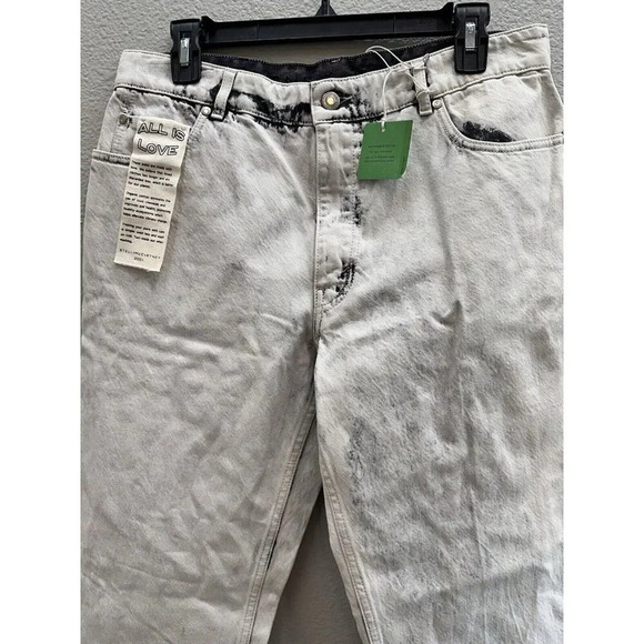 Stella McCartney Womens Jeans Size 33 Galaxy Wash New $490 Designer Pants - Picture 4 of 14